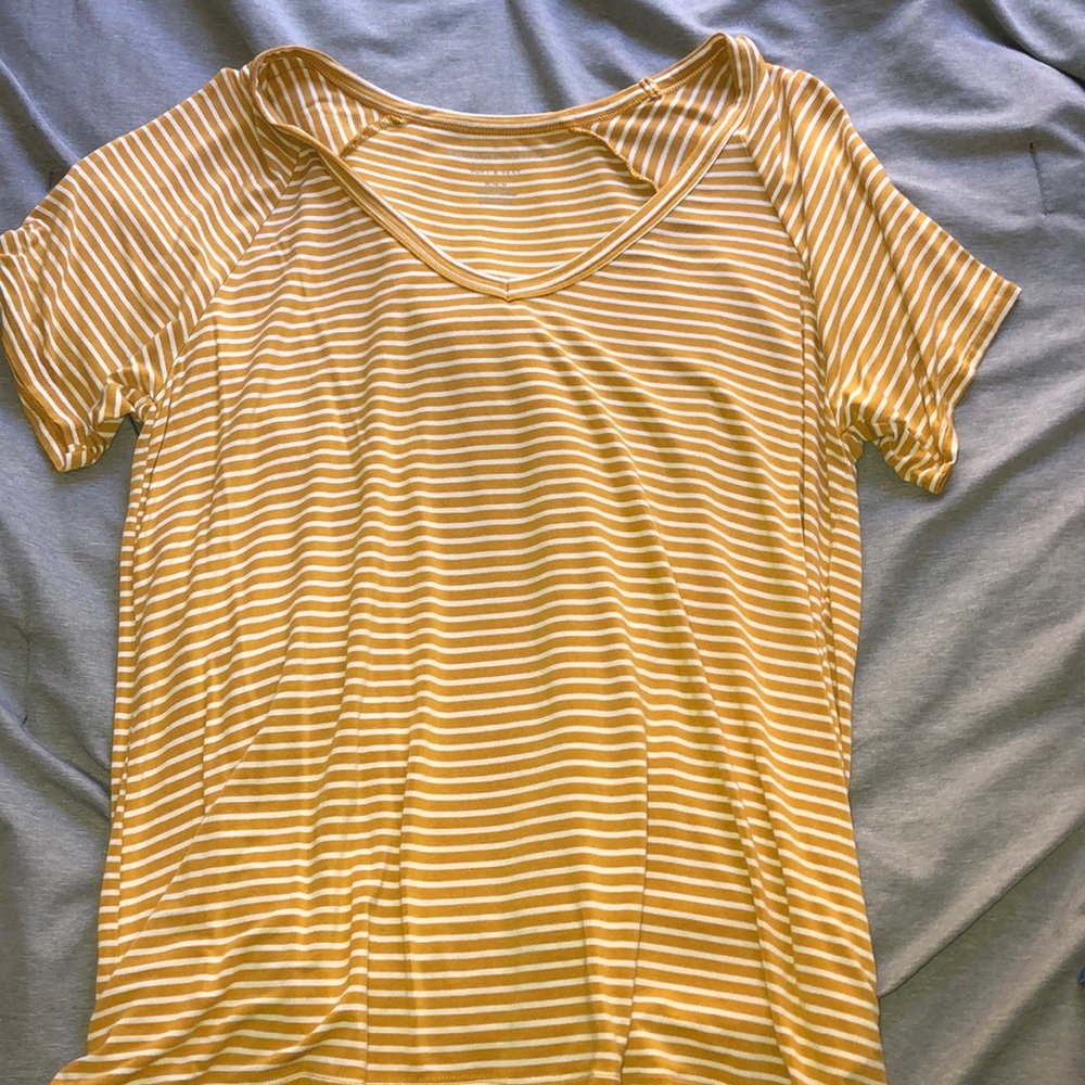Women’s Striped Yellow Shirt